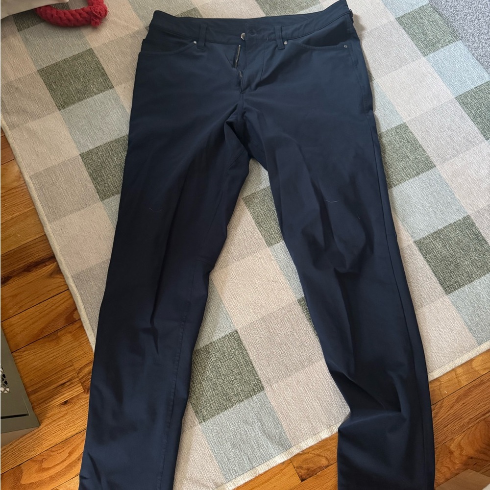 Men's Navy Blue Lululemon Pants 30x 30 Slim ABC